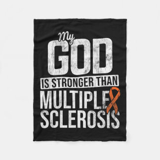 Starkare Många Sclerosis Orange Ri Fleecefilt