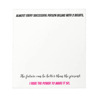 Starkare tankar anteckningsblock