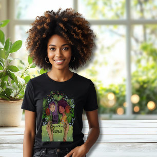 Starkare Tillsammans Kvinnodagsporträtt T Shirt