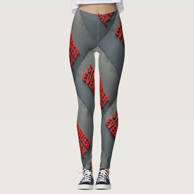 Starkare varje dag leggings (Framsida)
