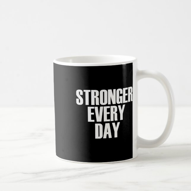 Starkare varje dag - Motiverad Gym-offert Kaffemugg (Höger)