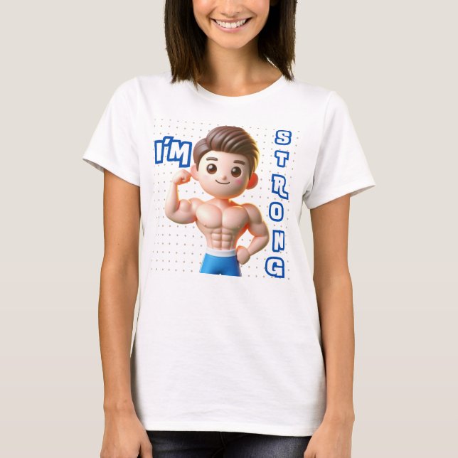 Starkare varje dag t shirt (Framsida)
