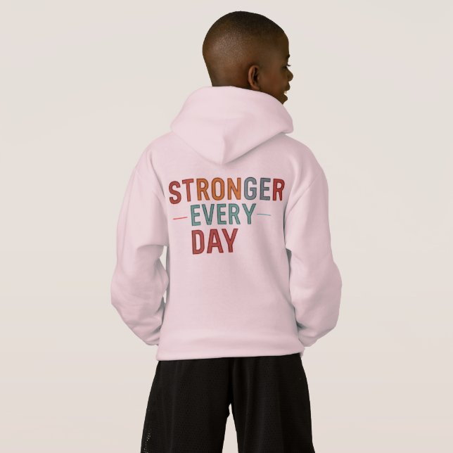 Starkare varje dag: t shirt (Hel baksida)