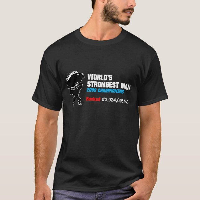 Starkast manMÖRK Tee (Framsida)