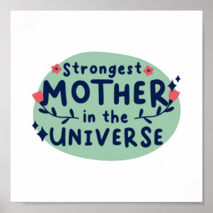 Starkast Mor i Universum Poster
