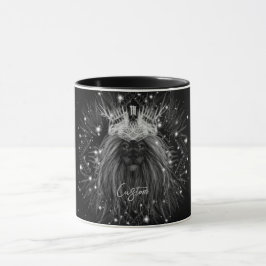 Stärkelse Lejon med Krona Monogram Mugg