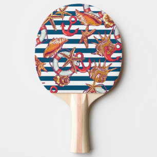 Stärkelse och Rand Mönster Pingisracket