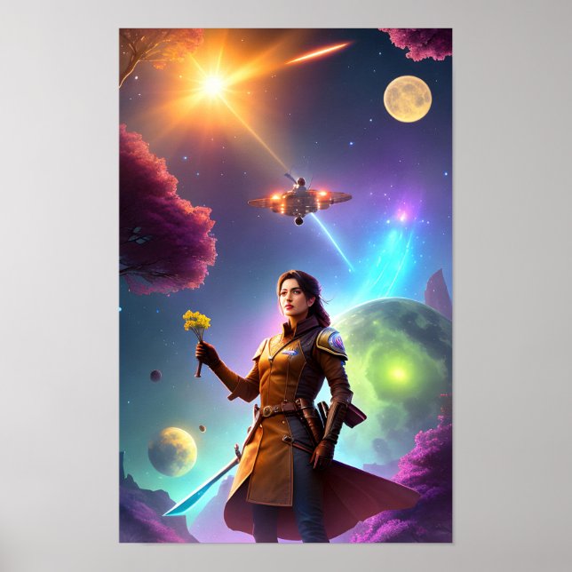 Stärkelse: resa mellan Alien Gardens Poster (Framsidan)