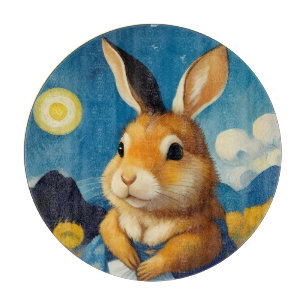Stärkelse Vår Bunny Glass Skärpta