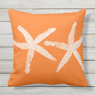 Stärkelsedockans Orange Fall Beach Home Decor Kudde