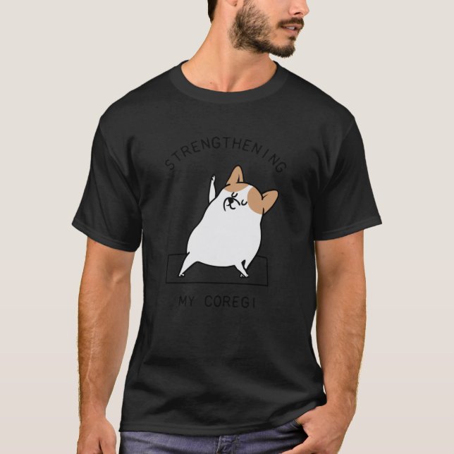 Stärker min Coregi roliga vän T Shirt (Framsida)