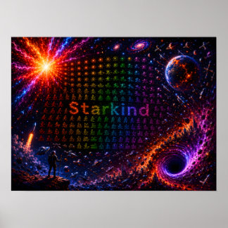 Starkind – Kosmisk Evolution av Liv Poster