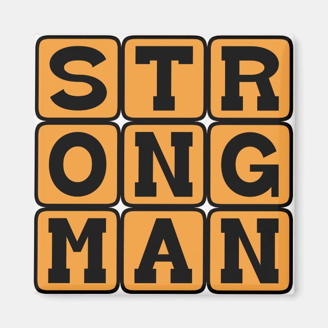 Starkman, kroppsbyggare magnet (Framsidan)