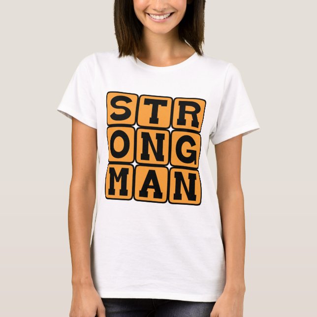 Starkman, kroppsbyggare t-shirt (Framsida)