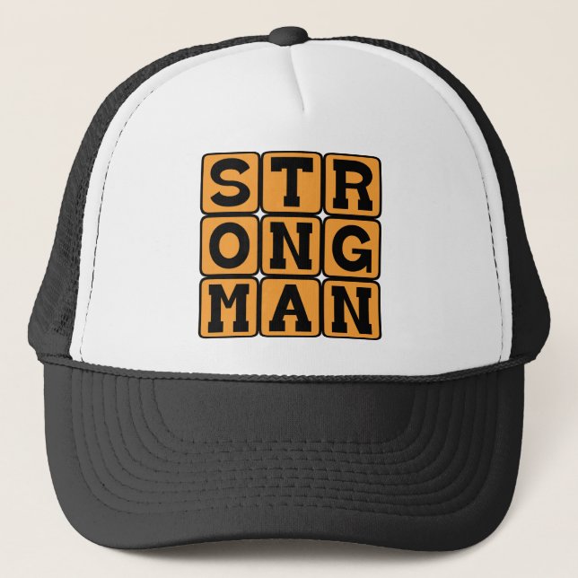 Starkman, kroppsbyggare truckerkeps (Framsida)