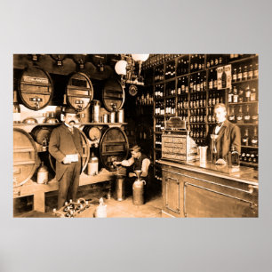 starkspritlager 1895 för ca Stephan Liesting Poster