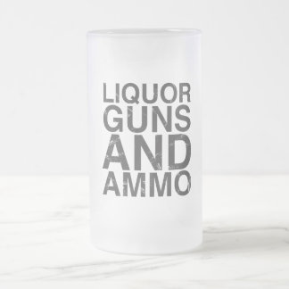 Starkspritvapen & frostat exponeringsglas för Ammo Ölglas
