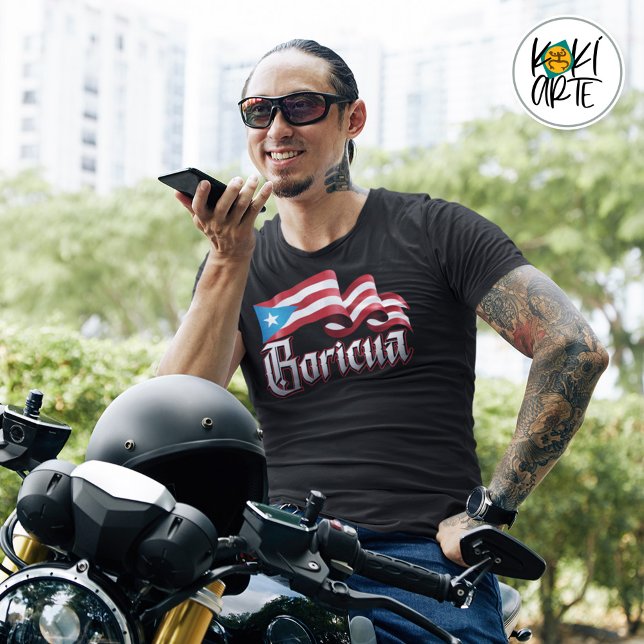 Starkt Boricua-pride T Shirt (Skapare uppladdad)