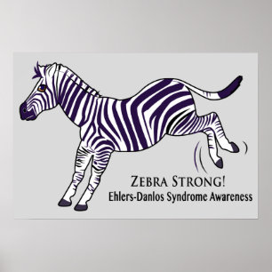 Starkt Ehlers-Danlos för sebra syndrom Poster