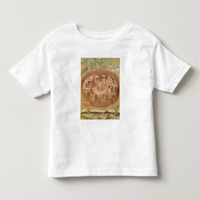 Stärkt indisk by, från 'Brevis T-shirt (Framsida)