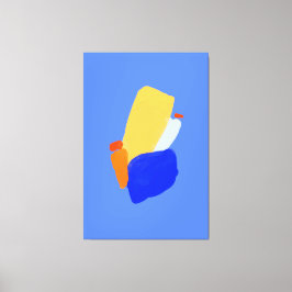 Starkt Kanvastryck för abstrakt