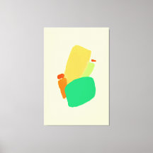 Starkt Kanvastryck för abstrakt