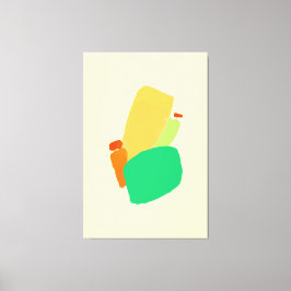 Starkt Kanvastryck för abstrakt