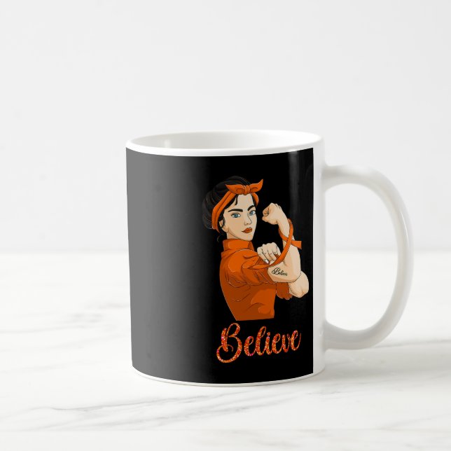 Starkt kvinnlig blodcancer 2 kaffemugg (Höger)