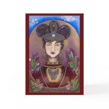 Starkt kvinnlig ledare Chieftess Magnolia Blank Ca