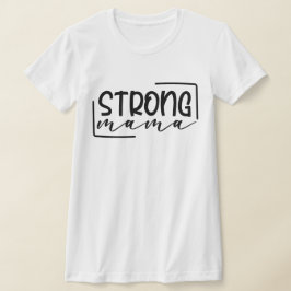 Starkt Mamma Mamma & Me Mors dag T Shirt