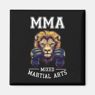 Starkt MMA Lejon - Thai Boxing Cage Fighting Magnet