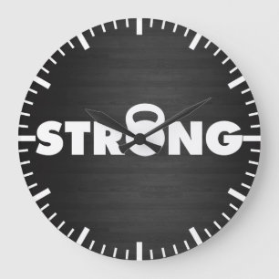 STARKT - Motivational Kettlebell genomkörare Stor Klocka
