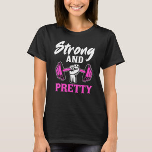 Starkt och Söt Gym Fitness Sport Lyiting Bodybu T Shirt