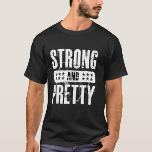 Starkt och Söt T-Shirt Strongman Gym Workout