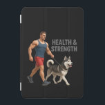 Starkt organ, starkt sinne: Rörelsens makt iPad Mini Skydd<br><div class="desc">Styrka och uthållighet börjar inifrån. Denna kraftfulla utformning med ett Siberian husky och en idrottsman är ett uttryck för beslutsamhet och lämplighet.</div>