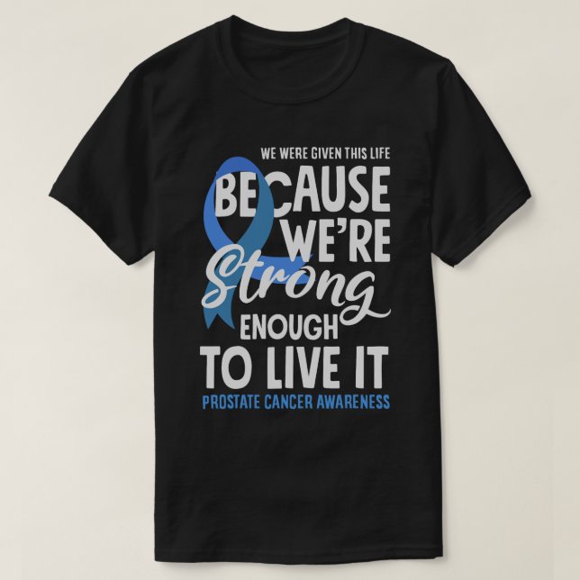Starkt prostatacancer Warrior Prostate Cancer Awa T Shirt (Design framsida)