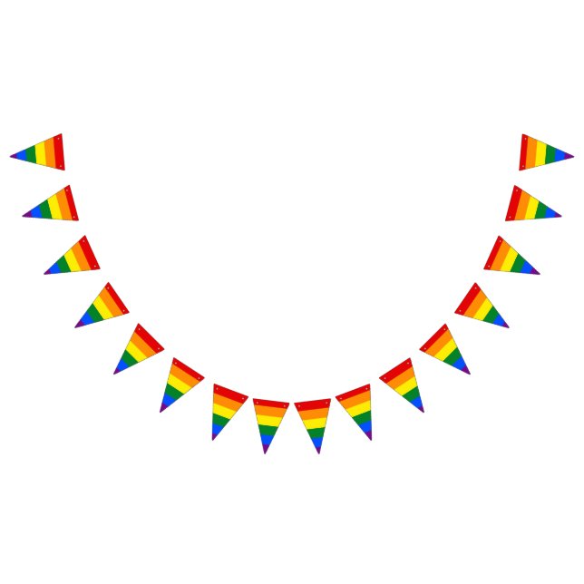 Starkt Rand - färgaden för regnbåge i Flagga (Alla)