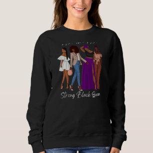 Starkt svart kö inspirationsinflytande Ord T Shirt