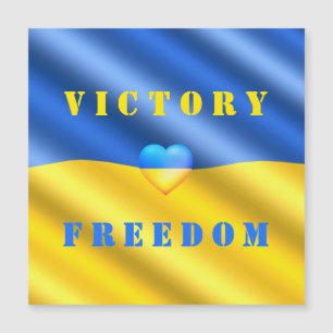 Starkt Ukraina - Ukrainas Flagga - Frihetsegern
