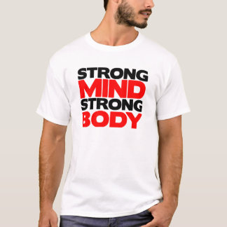 Starkt vara besvärad starkt förkroppsligar t-shirt