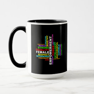 Starkt Woman Ord Cloud Mugg