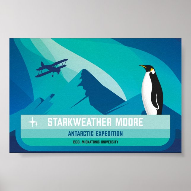Starkweather-Moore Antarktis Expedition Poster (Framsidan)