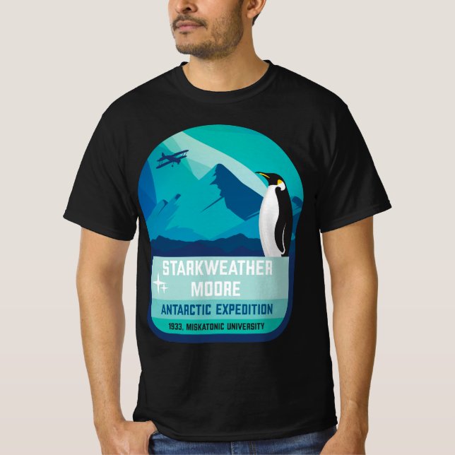 Starkweather-Moore Antarktis Expedition T Shirt (Framsida)