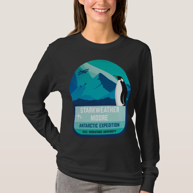 Starkweather-Moore Antarktis Expedition T Shirt (Framsida)