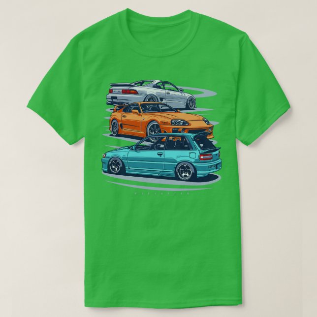 Starlet supra mr2 t shirt (Design framsida)