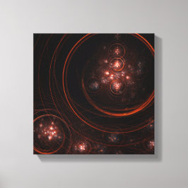 Starlight Abstrakt Art Black and White Canvastryck