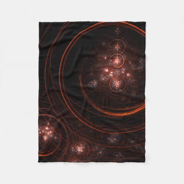 Starlight Abstrakt Art Fleecefilt (Framsidan)