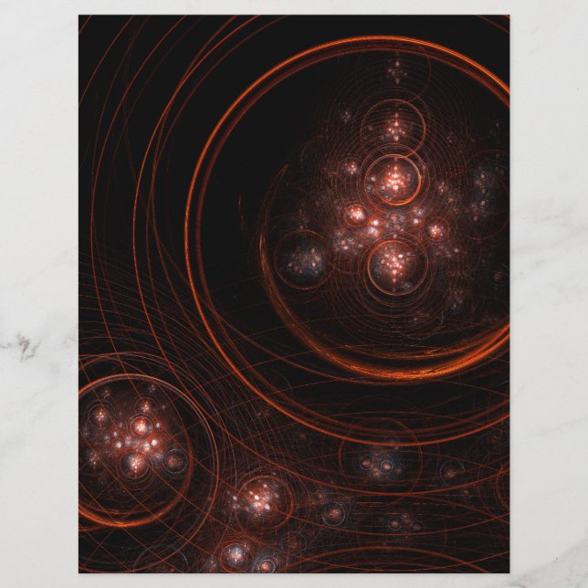 Starlight Abstrakt Art Letterhead (Framsida)
