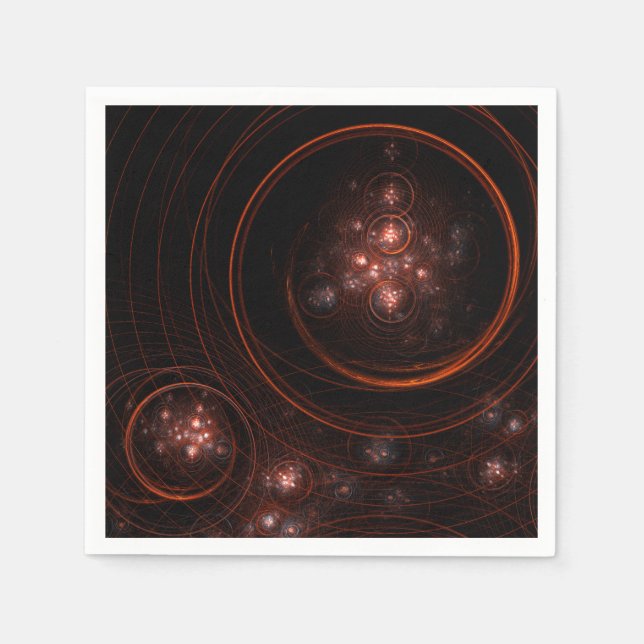 Starlight Abstrakt Art Pappersservett (Framsidan)