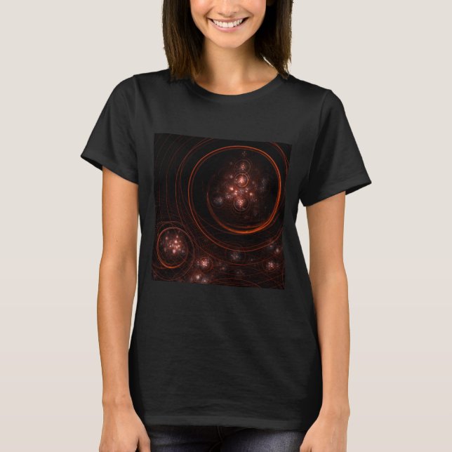 Starlight Abstrakt Art Tee Shirt (Framsida)